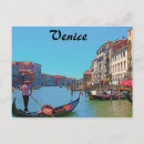 Recherche de gondoliers cartes postales Venise