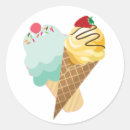 Recherche de glace vanille autocollants Menthe