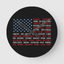Recherche de drapeau des états unis horloges Usa