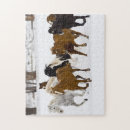 Recherche de cheval de course puzzles Hiver