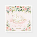 Recherche de swan serviettes Baby shower fille