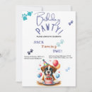 Recherche de boxeur invitations Aquarelle