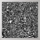 Recherche de black and white abstract art Pattern