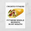 Recherche de fitness vœux cartes Burrito