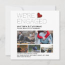 Recherche de photo collage fiançailles invitations Minimaliste