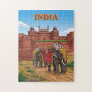 Recherche de éléphant vintage puzzles Travel