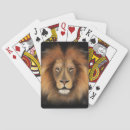 Recherche de réaliste jeux de cartes Lion