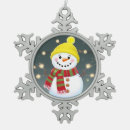 Recherche de bonhomme de neige heureux ornements Hiver