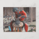 Recherche de potier cartes postales Poterie