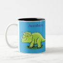 Recherche de dinosaures tasses Illustration