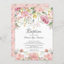 Recherche de or baptême invitations Croix