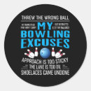 Recherche de funny bowling autocollants Sport
