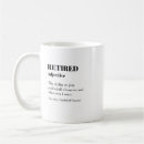 Recherche de retraite drôle tasses Hilarant