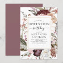 Recherche de burgundy 16ans anniversaire invitations Fête d'anniversaire