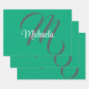 Recherche de feuille vert papier cadeau Moderne