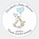Recherche de girafe bébé autocollants Baby shower girafe