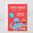 Recherche de de poulpe anniversaire invitations Pour enfants