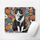 Recherche de félin tapis souris Fleurs