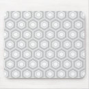 Recherche de hexagones tapis souris Gris