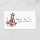 Recherche de baby boutique cartes visite Lapin