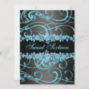Recherche de brun 14x19 invitations Bleu