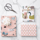 Recherche de emballage de chat papier cadeau Mignon