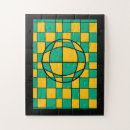 Recherche de illusions optiques puzzles Vert