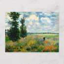 Recherche de pavots de monet cartes postales Claude