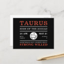 Recherche de symbole taureau cartes invitations zodiaque