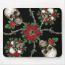 Recherche de crânes roses tapis souris Foncé