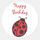 Recherche de coccinelles autocollants Anniversaire