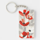 Recherche de impression florale porteclés Moderne