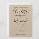 Recherche de kraft invitations Minimaliste