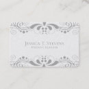 Recherche de gris clair cartes visite Élégant