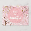 Recherche de la vie est belle cartes postales Inspirant