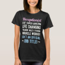 Recherche de réceptionniste médical tshirts Vétérinaire