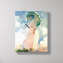 Recherche de femme avec un parasol art Peinture
