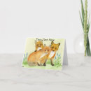 Recherche de animaux sauvages vœux cartes Renard