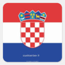 Recherche de drapeau croate autocollants National