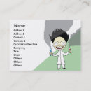 Recherche de scientifique cartes visite Recherche