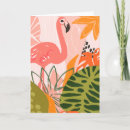 Recherche de plante tropicale vœux cartes Aquarelle