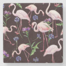 Recherche de flamants roses dessous de verres Fleurs