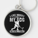 Recherche de gardien de but porteclés Bâtons de hockey