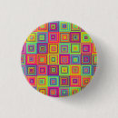 Recherche de pop carrés badges Coloré