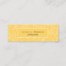 Recherche de jaune pâle cartes visite Fleurs