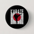 Recherche de conception de japonais badges Silhouette karaté