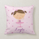 Recherche de danseuse coussins Jeune fille