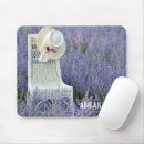 Recherche de langue tapis souris Blanc