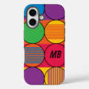 Recherche de couleurs vives iphone coques Géométrique