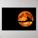 Recherche de silhouette de chat posters Arbre
